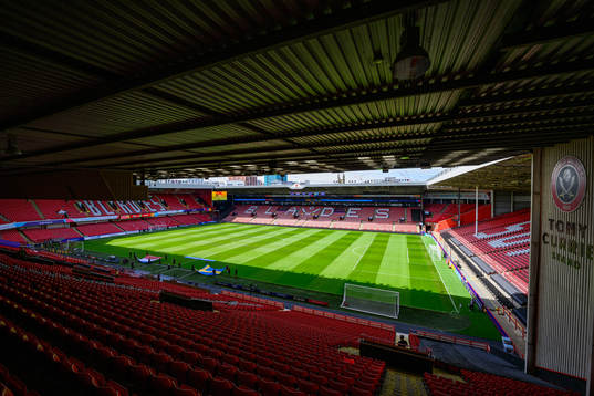 Interior view of Bramall Lane