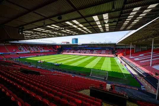 Interior view of Bramall Lane