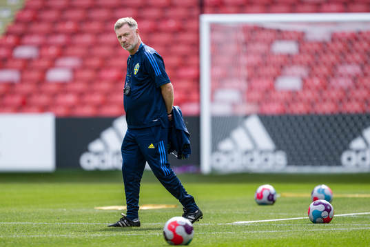 Peter Gerhardsson, head coach of Sweden