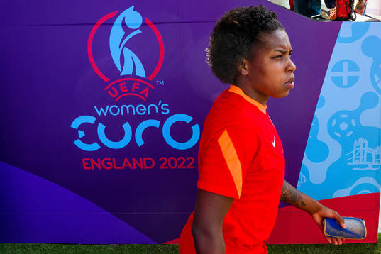 Bläddra bland fler bilder av UEFA Women's Euro 2022, Day 3, Holland, Training