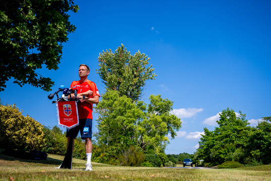 Martin Sjögren, head coach of the Norwegian national