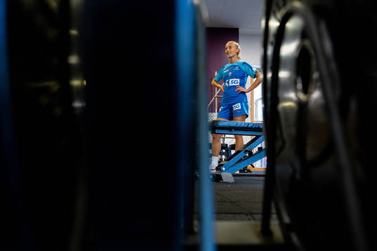 Anja Sønstevold of the Norwegian national football team at