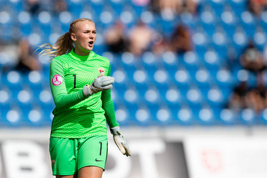Goalkeeper Selma Panengstuen of Norway