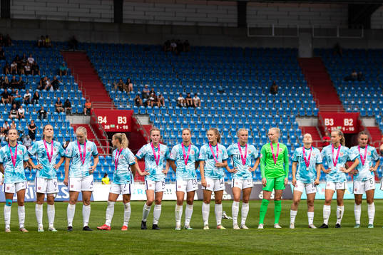Players of Norway look dejected