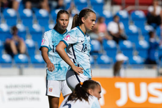 Casandra Lüthcke  of Norway looks dejected