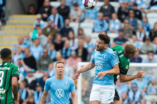 Malmö FFs Erdal Rakip och Varbergs Oliver Alfonsi