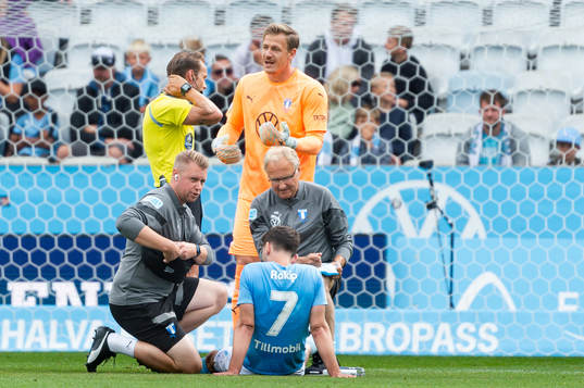 Malmö FFs Erdal Rakip får vård
