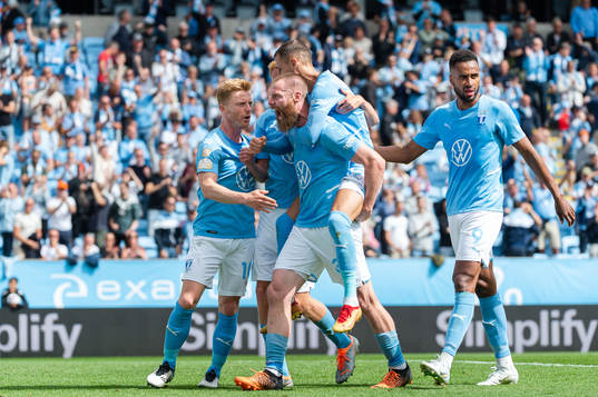 Malmö FFs Anders Christiansen, Jo Inge Berget, Veljko