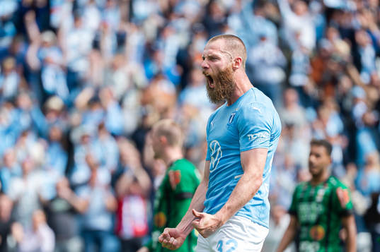 Malmö FFs Anders Christiansen, Jo Inge Berget, Veljko