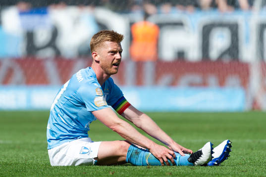 Malmö FFs Anders Christiansen deppar