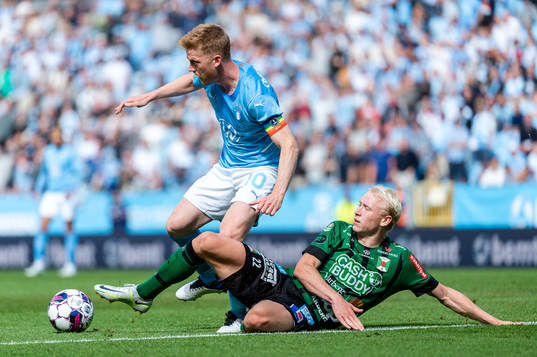 Malmö FFs Anders Christiansen och Varbergs André Boman