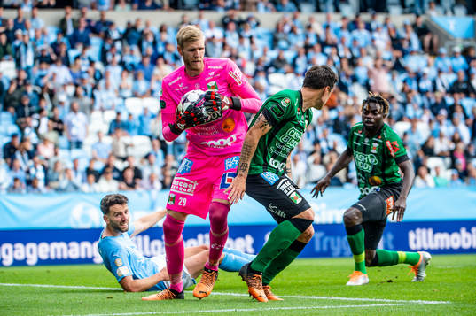 Varbergs målvakt Fredrik Andersson
