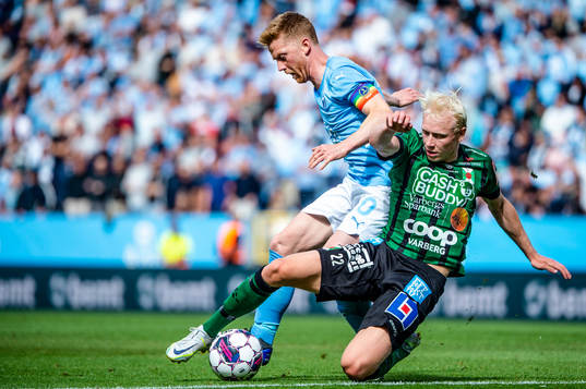 Malmö FFs Anders Christiansen mot Varbergs André Boman