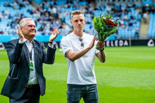 Malmö FFs Sören Rieks hyllas för 200 matcher i Malmö FF