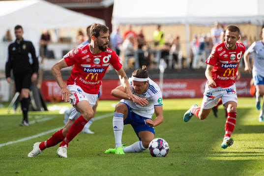 Degerfors Sebastian Ohlsson Anton Kralj och IFK