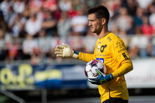 Degerfors målvakt Jeffrey Gal