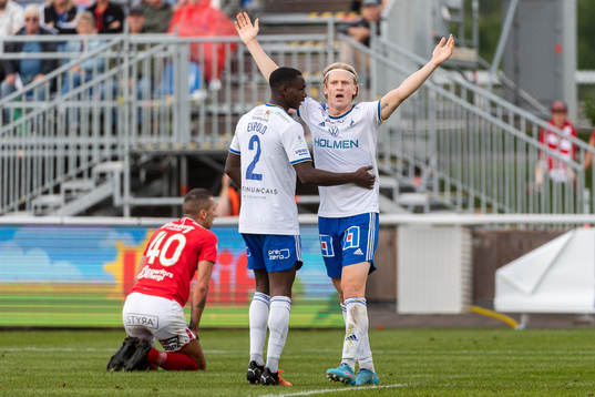 IFK Norrköpings Godswill Ekpolo Egbulu och /Daniel Fritz