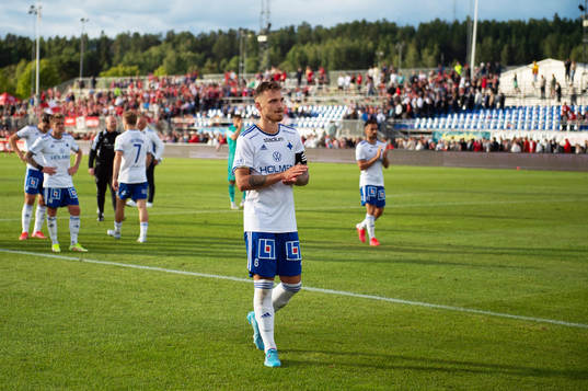 IFK Norrköpings Linus Wahlqvist Egnell deppar