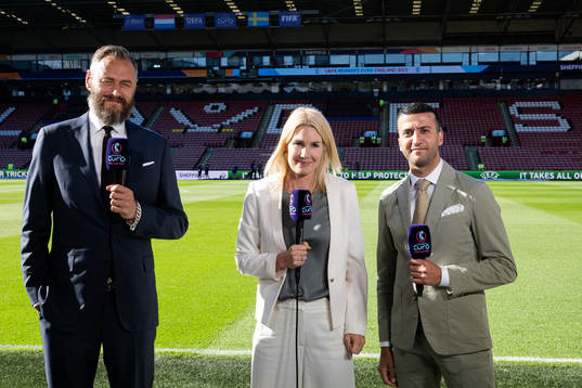 Olof Lundh, Hanna Marklund and  Ali Reza of Swedish