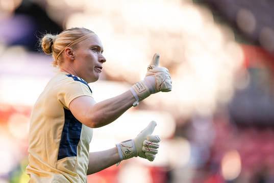 Goalkeeper Hedvig Lindahl of Sweden