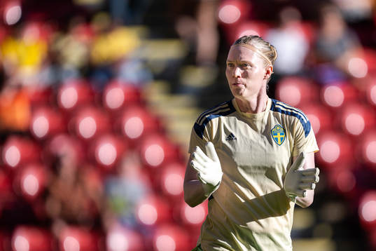 Goalkeeper Hedvig Lindahl of Sweden