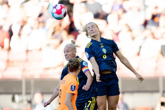 Caroline Seger and Magdalena Eriksson of Sweden