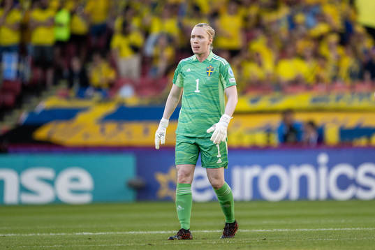 Goalkeeper Hedvig Lindahl of Sweden