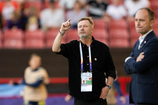 Peter Gerhardsson, head coach of Sweden