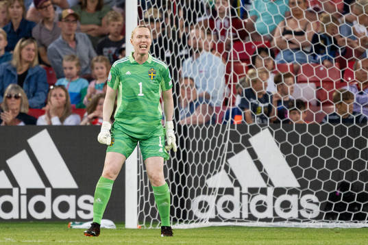 Goalkeeper Hedvig Lindahl of Sweden