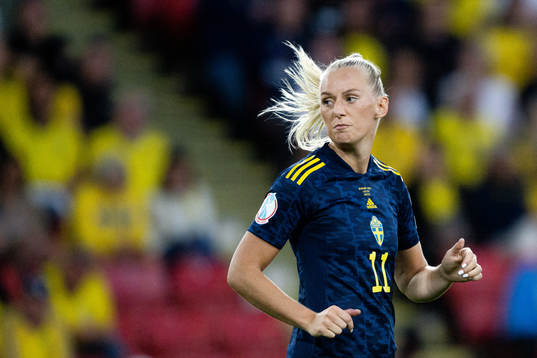 Stina Blackstenius of Sweden