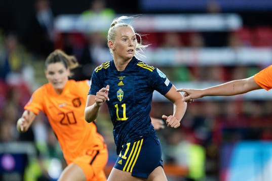 Stina Blackstenius of Sweden