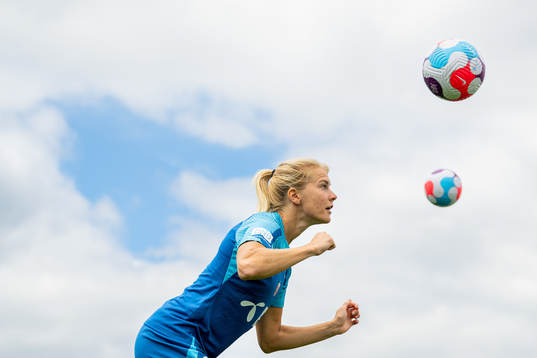 Ada Hegerberg of the Norwegian national football team at a