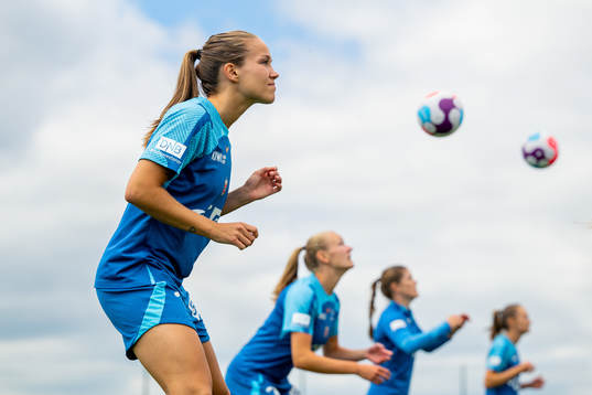 Guro Reiten of the Norwegian national football team at a