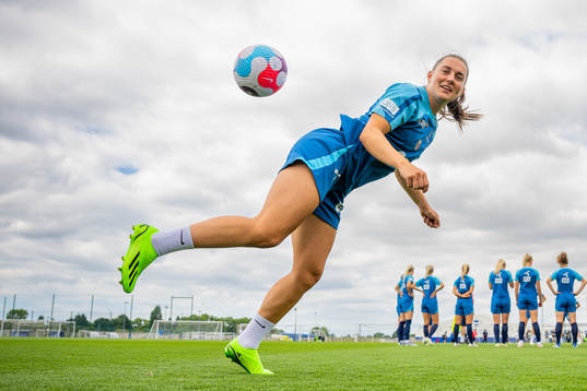 Vilde Bøe Risa of the Norwegian national football team at