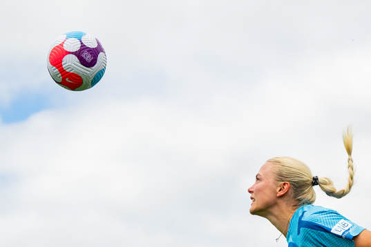 Guro Bergsvand of the Norwegian national football team at a