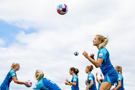 Ada Hegerberg of the Norwegian national football team at a