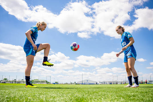 Julie Blakstad and Elisabeth Terland of the Norwegian