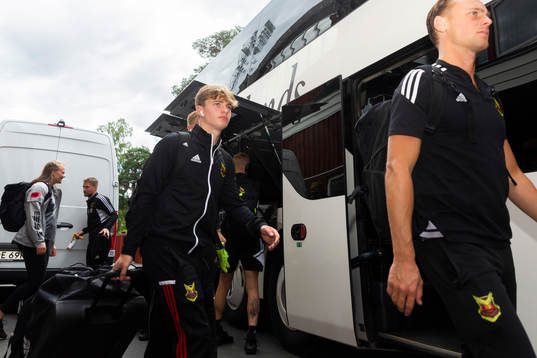 Östersunds Henrik Bellman  anländer