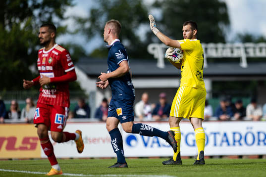Skövde AIKs målvakt Markus Fröjd