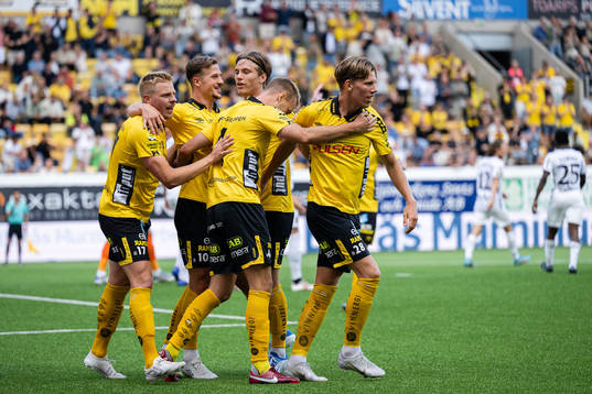 Elfsborgs Per Frick , Simon Olsson , Oliver Zanden och Noah
