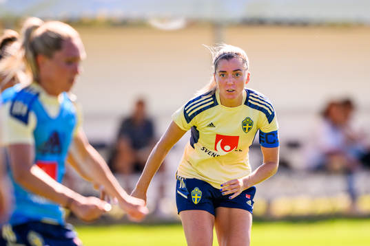 Linda Sembrant of the Swedish national football team at a
