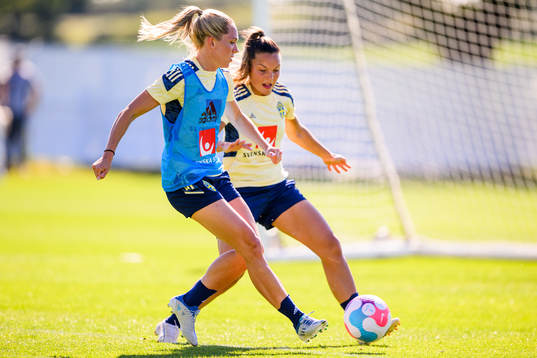 Elin Rubensson and Johanna Rytting Kaneryd of the Swedish