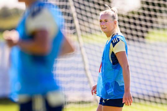 Stina Blackstenius of the Swedish national football team at