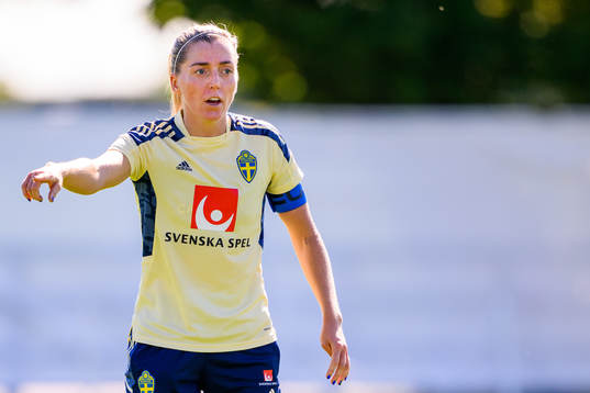 Linda Sembrant of the Swedish national football team at a
