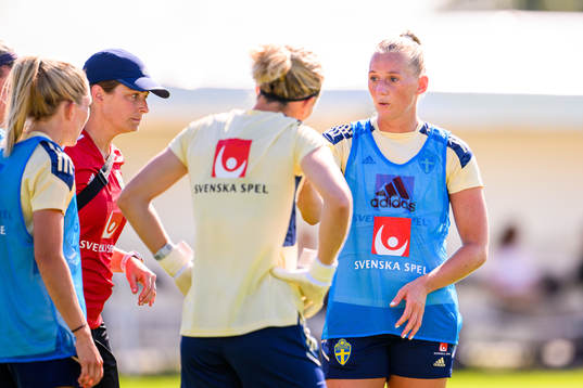 Stina Blackstenius of the Swedish national football team at