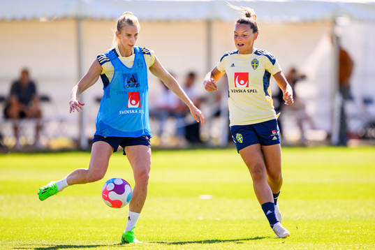 Sofia Jakobsson and Johanna Rytting Kaneryd of the Swedish
