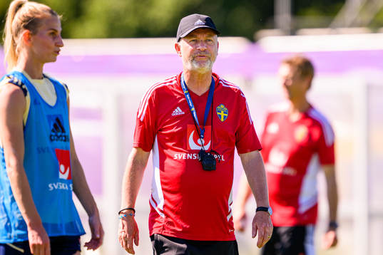 Peter Gerhardsson, head coach of the Swedish national