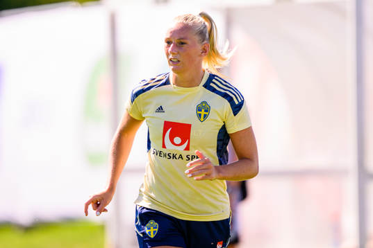 Stina Blackstenius of the Swedish national football team at
