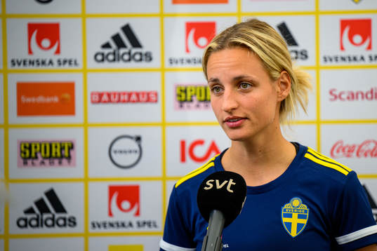 Nathalie Björn of the Swedish women's national football