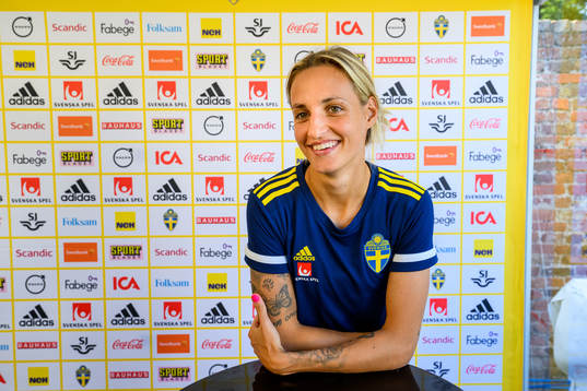 Nathalie Björn of the Swedish women's national football